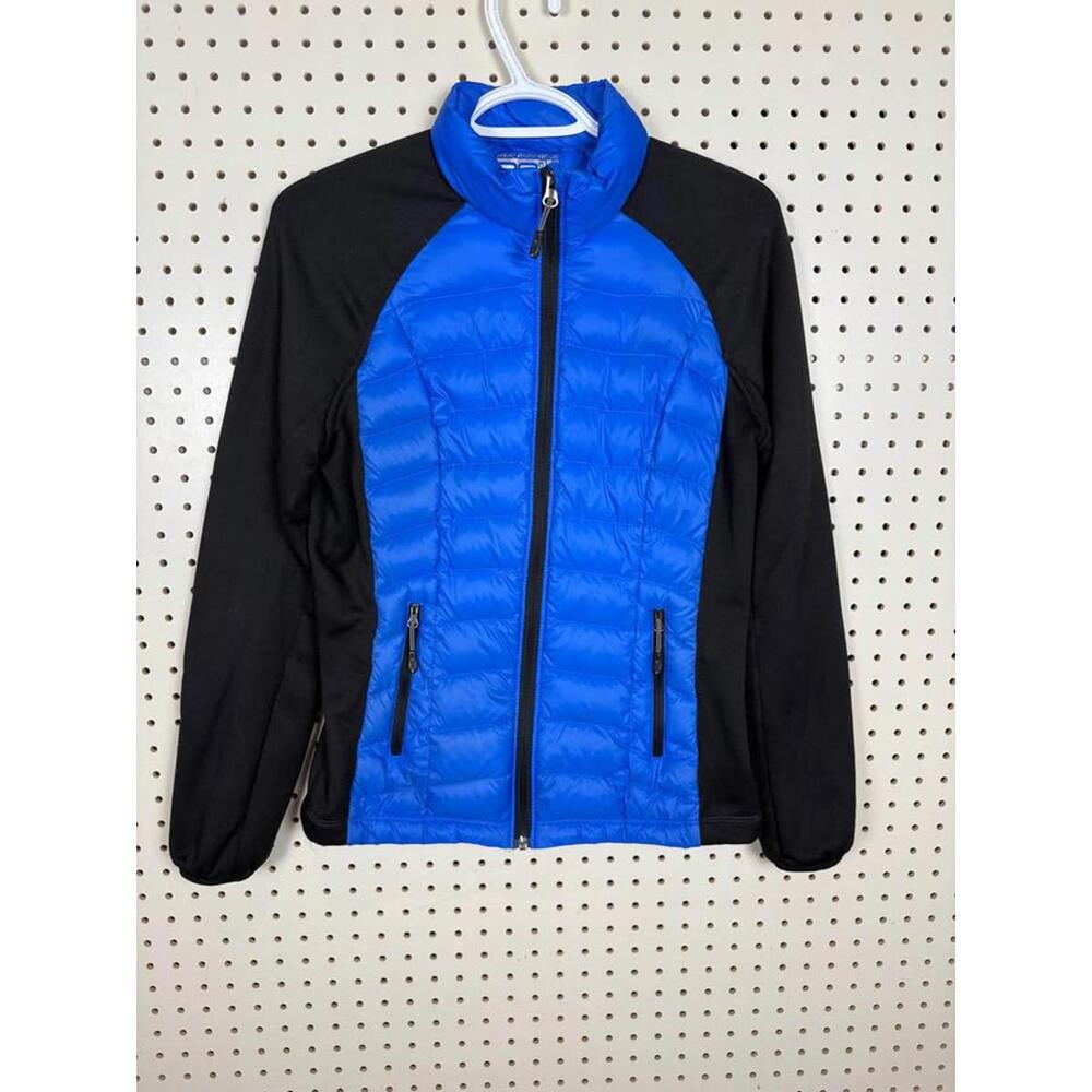 Weatherproof 32 Degrees Puffer Jacket body with stretchy sleeves S/P